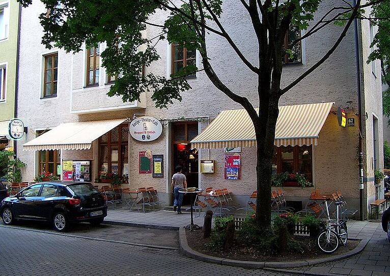 Theater und Kneipe Heppel und Ettlich in München-Schwabing.