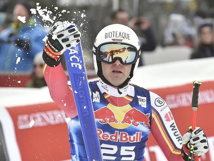 Romed Baumann wurde auf der Streif Siebter.