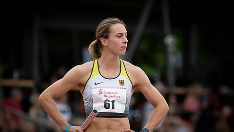 Die deutsche Sprinterin Alexandra Burghardt.