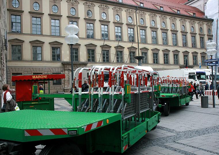 München bereitet sich für die große Feier zur Deutschen Einheit vor. Die Bilder