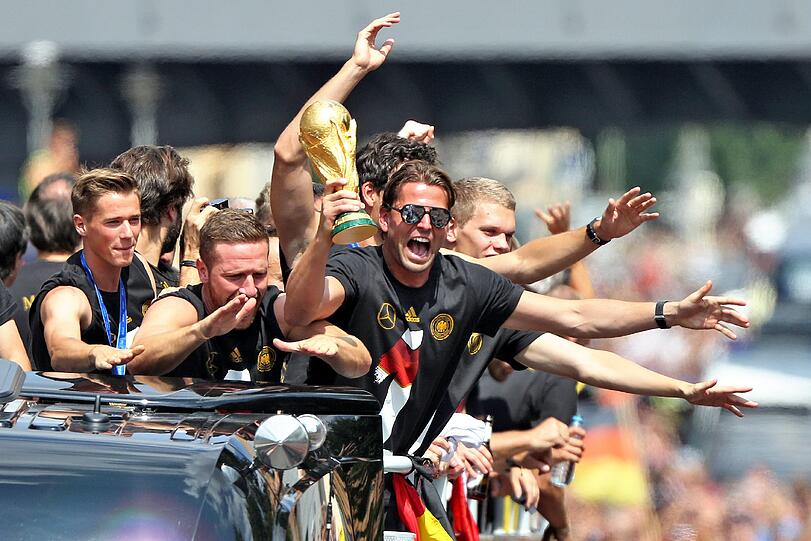Die Weltmeister feiern am Brandenburger Tor. Die Bilder von der Fanmeile.