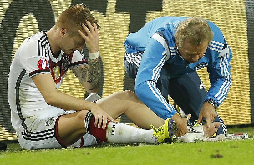 In der Schlussphase des EM-Qualifikationsspiels gegen Deutschland hatte der Schotte Charlie Mulgrew Reus kompromisslos umgetreten.