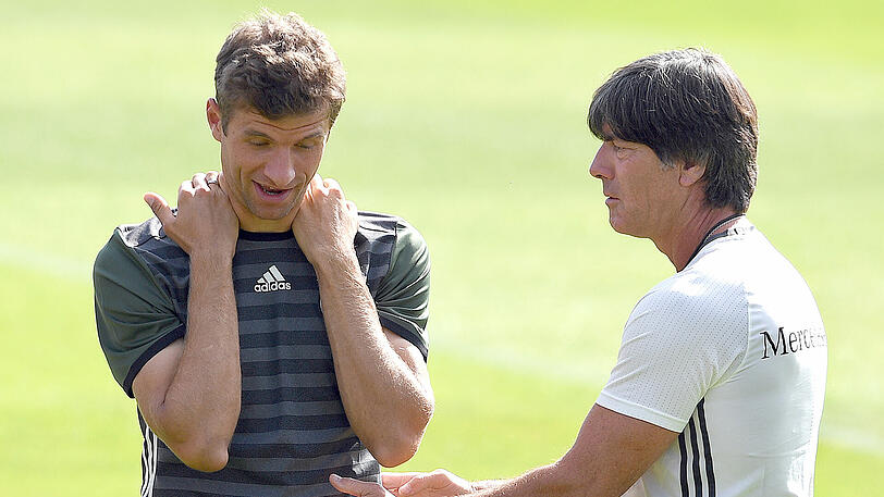 Der Bundestrainer hält nach wie vor viel von Thomas Müller.