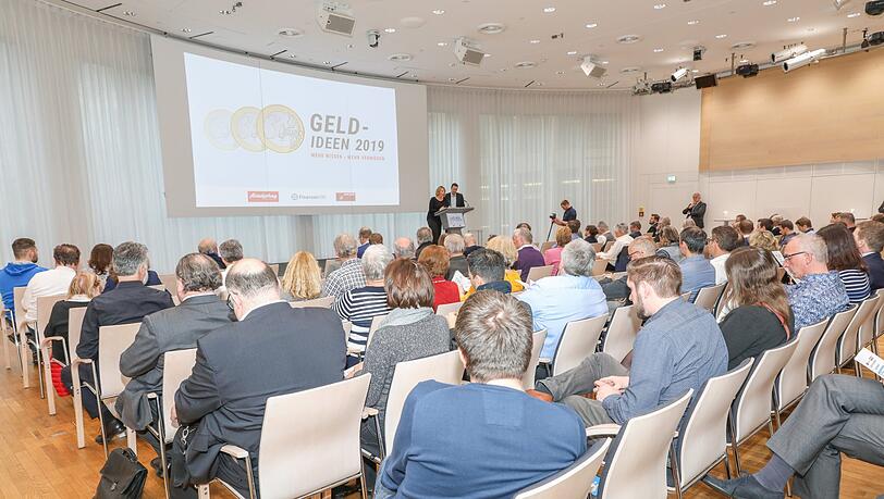 Die Räume im Haus der Bayerischen Wirtschaft boten die perfekte Kulisse für Geld-Ideen 2019. Die Räume im Haus der Bayerischen Wirtschaft boten die perfekte Kulisse für Geld-Ideen 2019.
