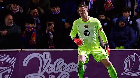 Ter Stegen konnte sich sp&auml;t auszeichnen.