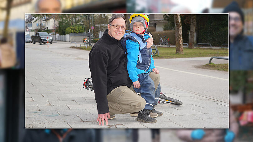 Theo Frey und Enkel Timo (6).Theo Frey: "Uns macht es Spaß, ins Sheraton Munich Arabellapark in der Arabellastraße zu gehen und dort mit dem Aufzug hochzufahren - dort staunen wir dann jedes Mal über die Aussicht auf die Berge. Anschließend gehen wir 22 Stockwerke zu Fuß wieder nach unten. Unsere Leidenschaft ist es, miteinander Fantasiefiguren zu zeichnen. Außerdem essen wir gerne süße Nußschneckerl und trinken einen Kakao beim Bäcker Müller und Höflinger am Rosenkavalierplatz. Mein Enkel Timo ist ein sehr wißbegieriger Typ und ein echter Forscher - er interessiert sich sehr für kleine Tiere wie Spinnen." Timo Frey: "Ich finde nicht nur Spinnen super, ich mag auch Fische gerne. Ich habe mal mit meinem Opa eine Angel gebaut, und ich will später vielleicht mal Angler werden."