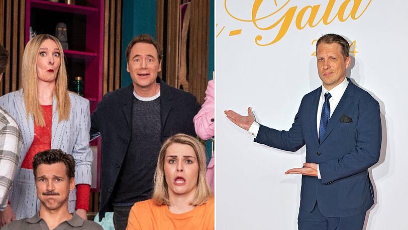 Noch keine "LOL"-Einladung: Oliver Pocher (r.) war bislang zum Zuschauen verdammt.