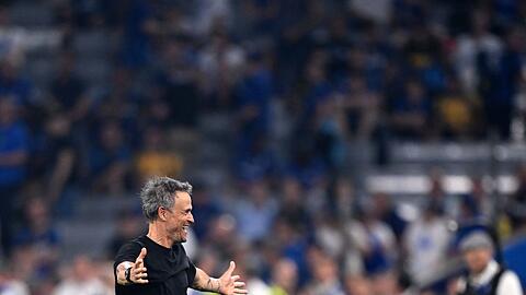 Feierte den Triumph: Trainer Luis Enrique.