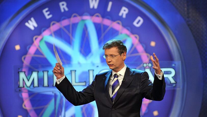 "Wer wird Millionär?"-Moderator Günther Jauch. "Wer wird Millionär?"-Moderator Günther Jauch.