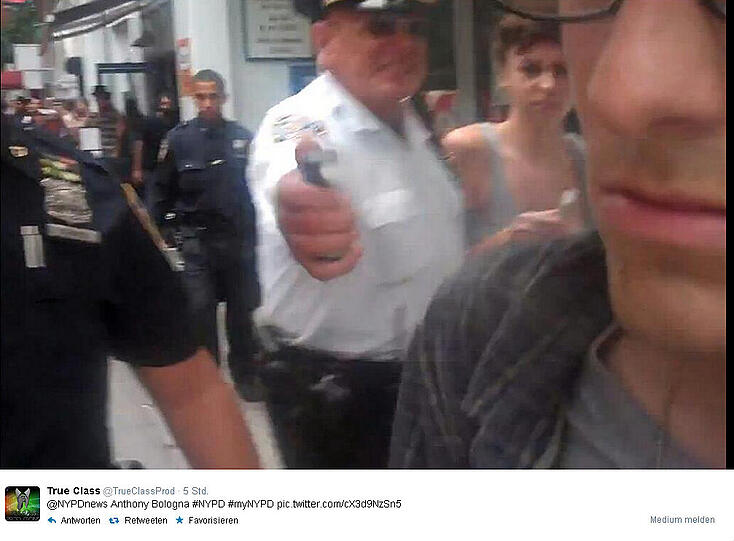 Die AZ zeigt die brutalsten Twitter-Bilder zum Hashtag #myNYPD!
