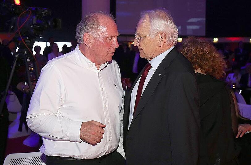 Seit Jahren gut miteinander befreundet: Uli Hoeneß (l.) und Edmund Stoiber.