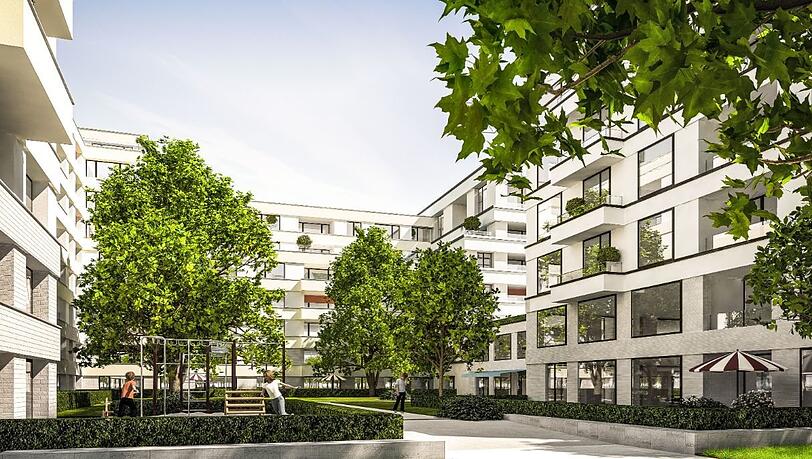 So soll das Quartier Neufreimann aussehen. Auch hier bauen viele Genossenschaften.