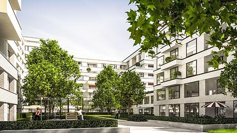 So soll das Quartier Neufreimann aussehen. Auch hier bauen viele Genossenschaften.