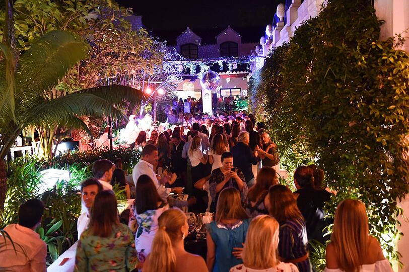 Stimmungsvoll: die Location im El Patio im Marbella Club Hotel in Marbella.