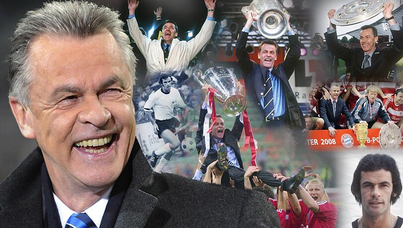 Jubilar: Ottmar Hitzfeld, erst ein hervorragender Spieler, erlangt als Trainer (BVB und FC Bayern) Weltruhm.