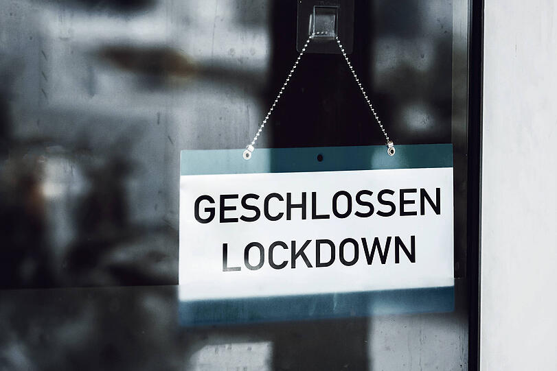 Zahlreiche Geschäfte mussten während des Lockdown geschlossen bleiben. Viele konnten sich finanziell davon nicht mehr erholen.
