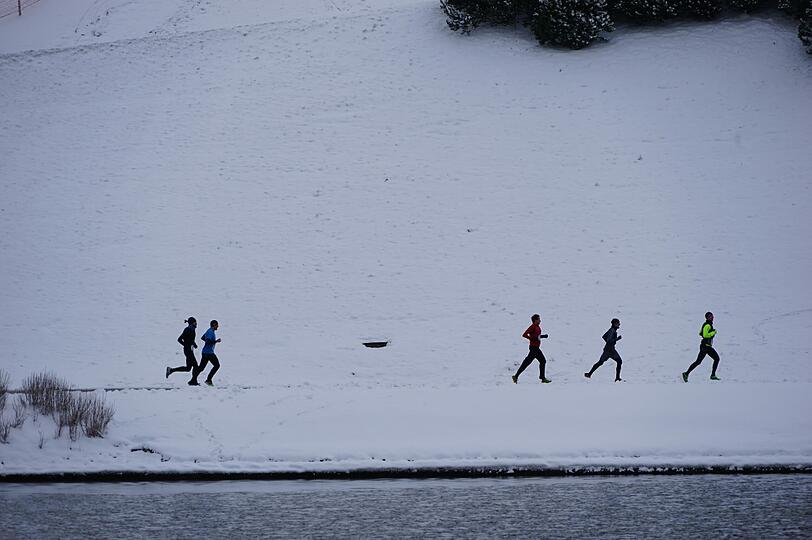 Winterlauf im Olympiapark. Hier gibt's die Bilder.
