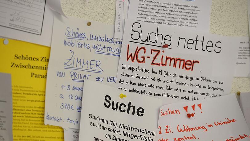 Studierende haben es oft schwer, ein günstiges WG-Zimmer zu finden. Vor allem in München. (Archivbild)
