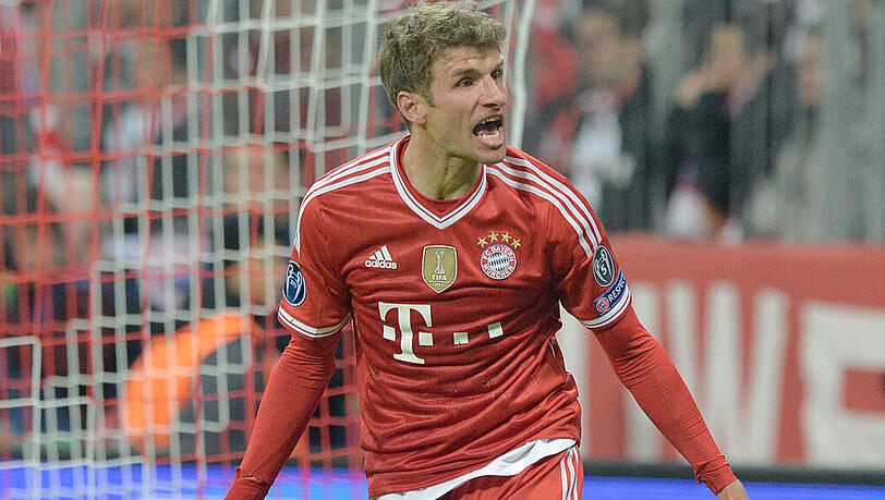 Thomas Müller vom FC Bayern München. Thomas Müller vom FC Bayern München.