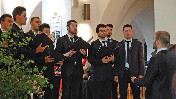 Der Männerchor "Gutes Wort". Der Männerchor "Gutes Wort".