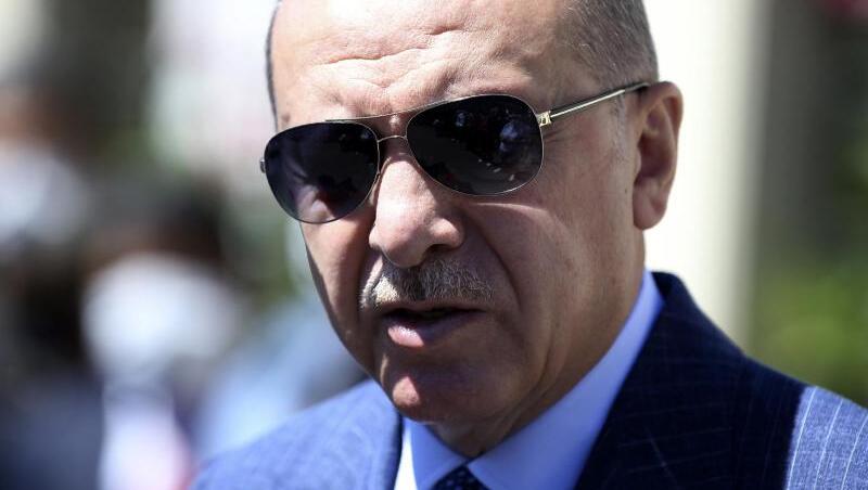 Recep Tayyip Erdogan, Präsident der Türkei, Mitte August bei einer Pressekonferenz in Istanbul. Recep Tayyip Erdogan, Präsident der Türkei, Mitte August bei einer Pressekonferenz in Istanbul.