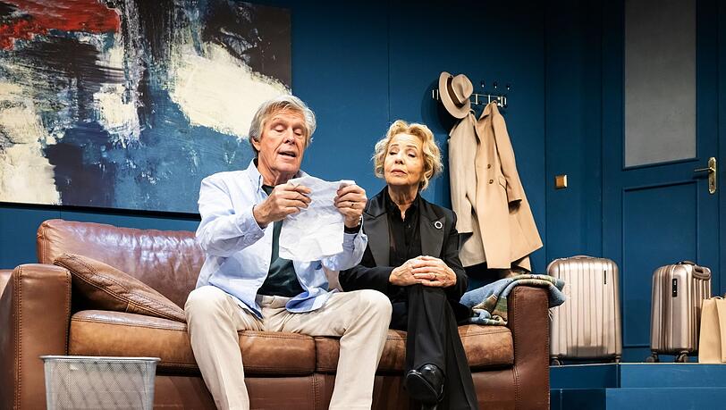 Wirklich guter Humor braucht auch eine gewisse Tragik: Michaela May und Sigmar Solbach in &bdquo;Der Abschiedsbrief&ldquo;.