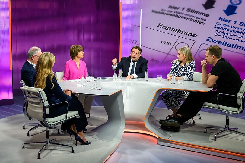 "Der Osten wählt - die letzten Tage der Brandmauer?" - Über diese Frage wurde bei "Maybrit Illner" heftig disktuiert. "Der Osten wählt - die letzten Tage der Brandmauer?" - Über diese Frage wurde bei "Maybrit Illner" heftig disktuiert.