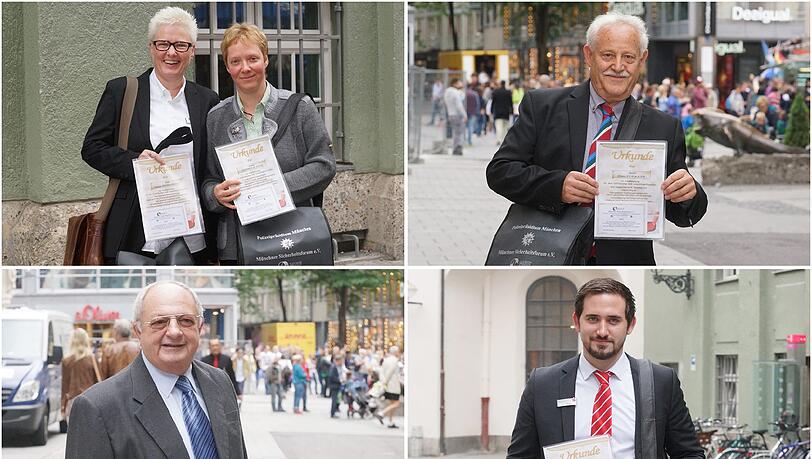 Die Münchner Polizei sagt Danke und zeichnet Bürger aus der Landeshauptstadt für ihr Engagement gegen Trickbetrüger aus. Die Münchner Polizei sagt Danke und zeichnet Bürger aus der Landeshauptstadt für ihr Engagement gegen Trickbetrüger aus.