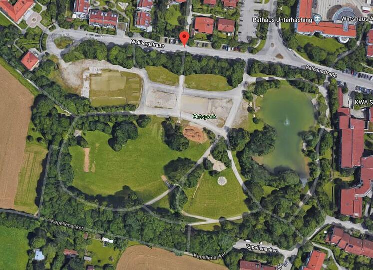 Im Ortspark in Unterhaching hatten sich die Jugendlichen zum Feiern getroffen.