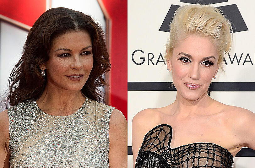Catherine Zeta Jones und Gwen Stefani (1969)