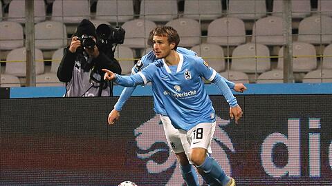 Lorenz Knöferl wurde gegen Wehen Wiesbaden zum jüngsten Torschützen in der Geschichte des TSV 1860.