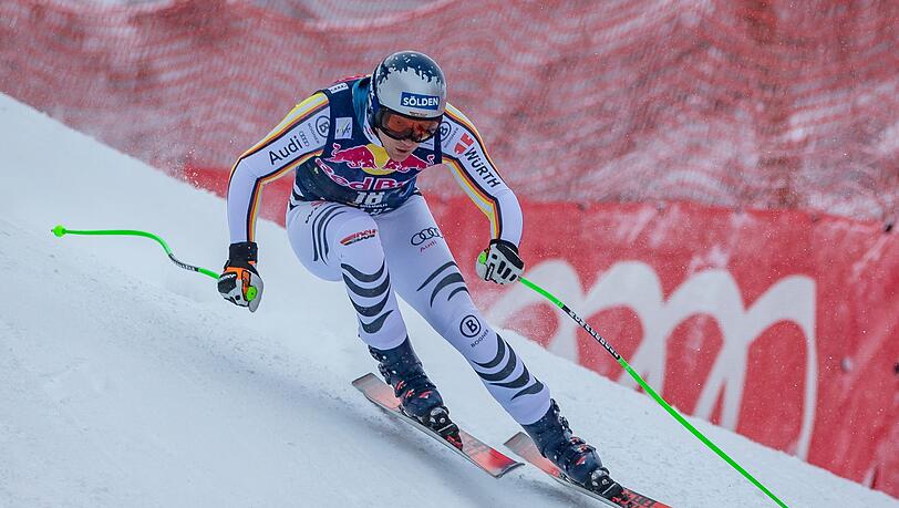 Thomas Dreßen aus Deutschland in Aktion während der 2. Trainingseinheit.