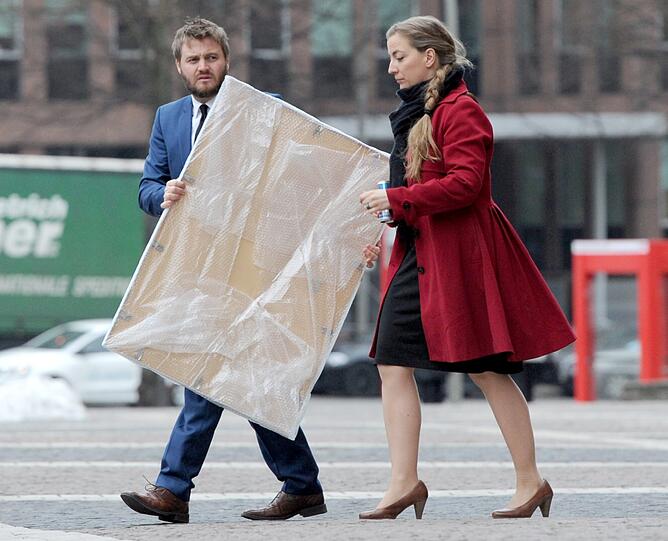 Johanna Pfaff und ihr Lebensgefährte Regisseur Max Zähle