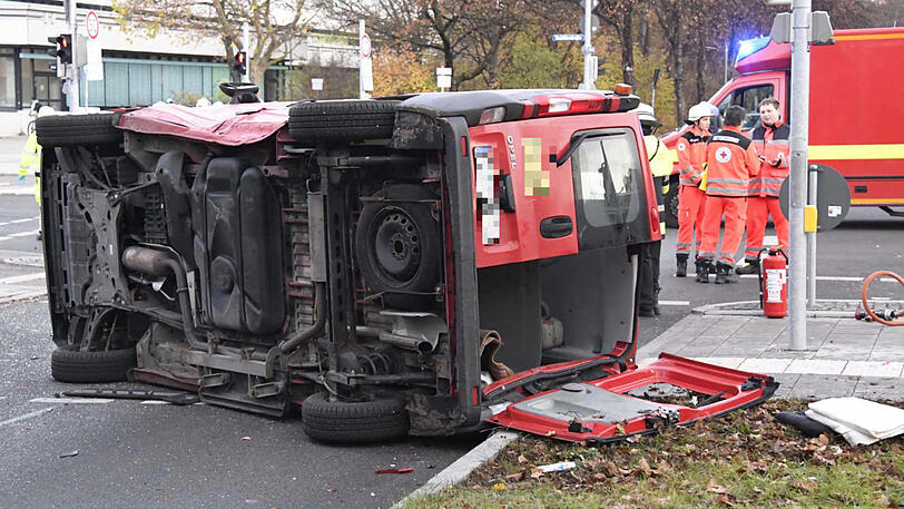 Die Bilder vom Unfallort in Neuperlach.