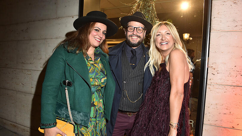Ayse Auth, Manuel Cortez und Freundin Saina Bayatpour
