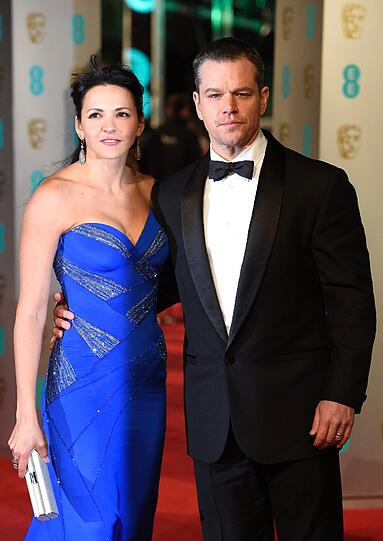 Matt Damon und seine Frau Luciana Barroso