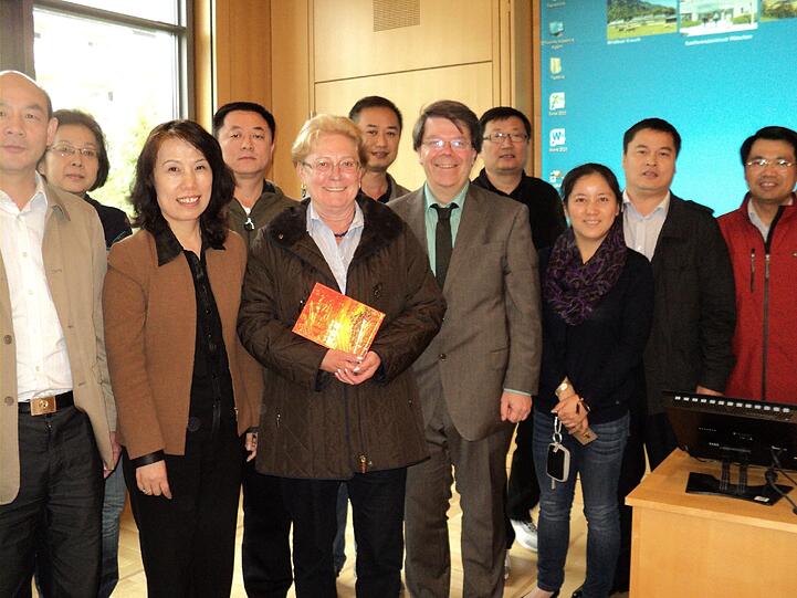 Eine chinesische Delegation informierte sich über die Arbeit des BA Neuhausen-Nymphenburg.