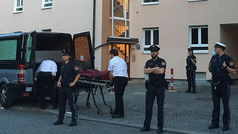 Bilder vom Tatort in der Jutastraße.