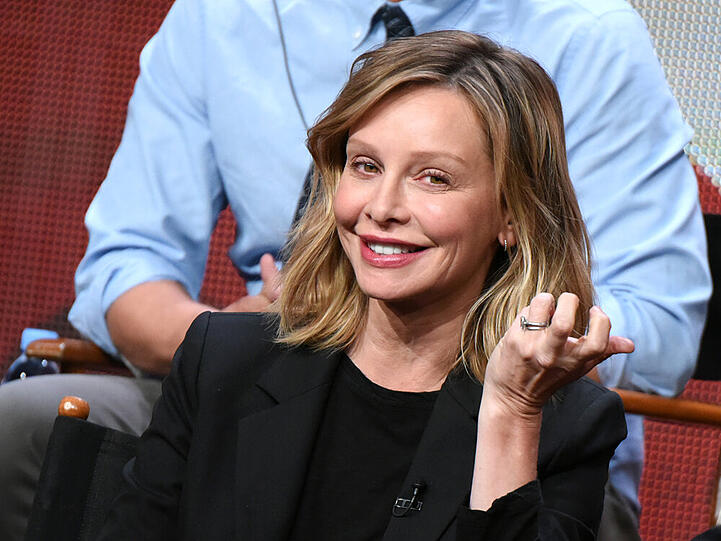 Calista Flockhart stellt in Beverly Hills ihre neue Serie "Supergirl" vor