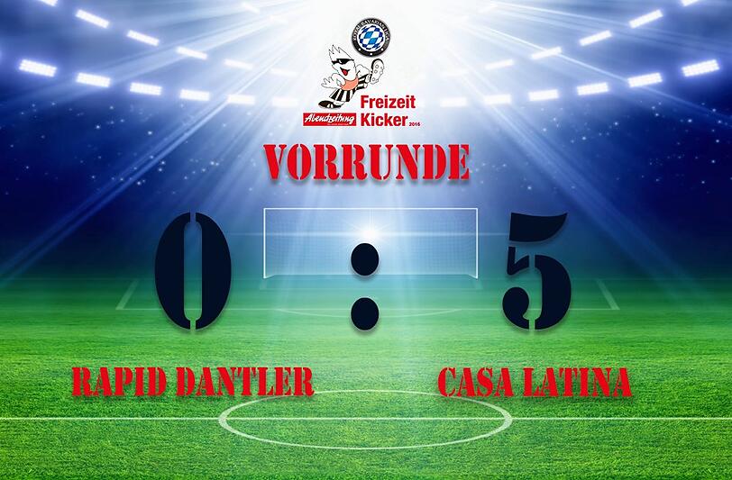 Casa Latina gewann das Spiel mit 5:0.