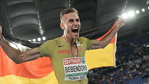 Karl Bebendorf hat bei der EM über 3000 Meter Hindernis die Bronzemedaille gewonnen.