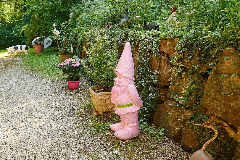 Die Wolffs sammeln Gartenzwerge jeglicher Art.