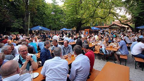 Biergarten Augustiner Keller in der Arnulfstraße.