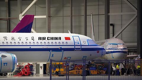 Ein Flugzeug von Air China. (Archivbild)
