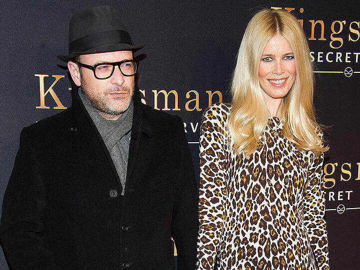Matthew Vaughn und Ehefrau Claudia Schiffer bei einem Screening zu "Kingsman: The Secret Service" in New York
