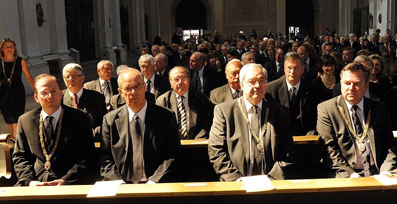 Das Requiem für Münchens ehemaligen OB Erich Kiesl: Die Bilder von der Trauerfeier