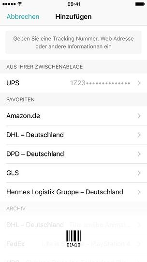 Die App Deliveries hilft dabei, den Überblick über offene Bestellungen zu behalten.