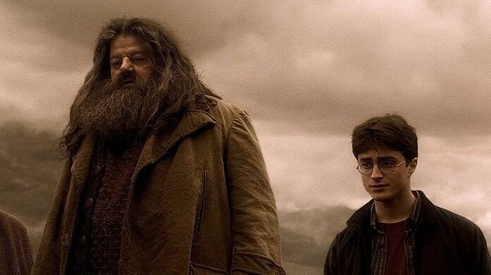 Robbie Coltrane und Daniel Radcliffe in "Harry Potter und der Halbblutprinz".