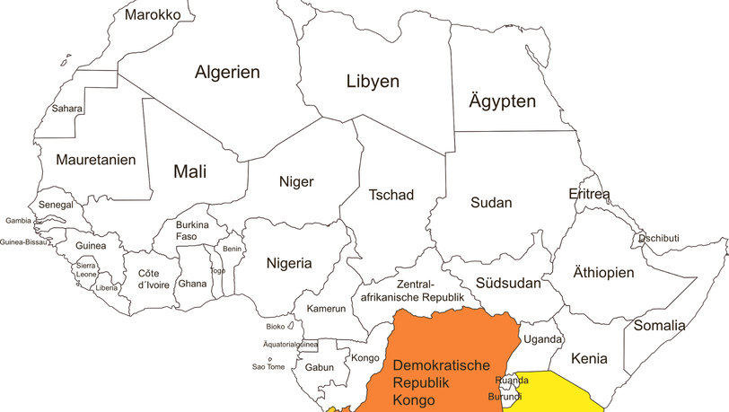 Die Entwicklungsgemeinschaft des südlichen Afrikas (SADC) hat schon im Juli gewarnt, dass die Dürre in 16 Ländern verheerend wird. Die Basis dieser Grafik sind die SADC-Angaben. Die Entwicklungsgemeinschaft des südlichen Afrikas (SADC) hat schon im Juli gewarnt, dass die Dürre in 16 Ländern verheerend wird. Die Basis dieser Grafik sind die SADC-Angaben.