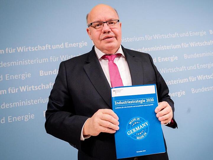 Peter Altmaier (CDU), Bundesminister für Wirtschaft und Energie, stellt die "Industriestrategie 2030, Leitlinien für eine deutsche und europäische Industriepolitik" vor.